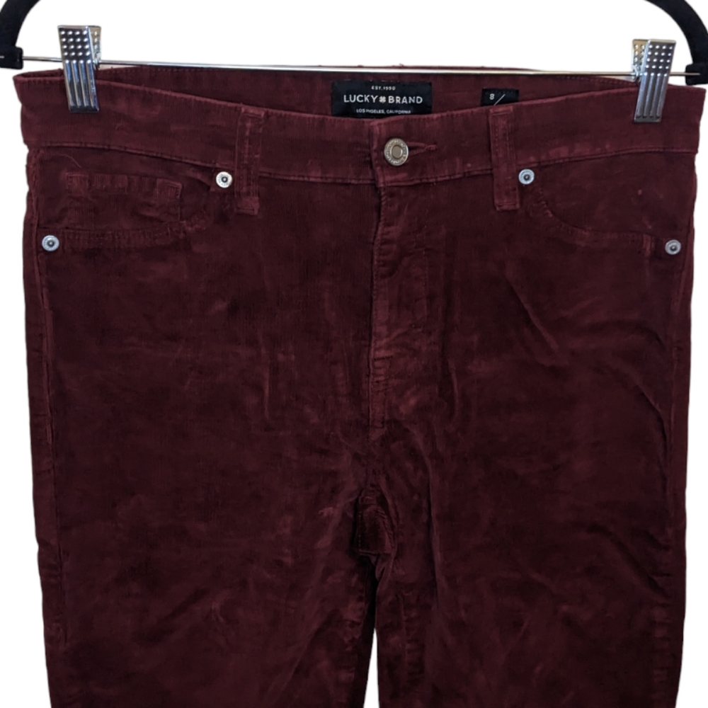 Lucky Brand Women's Ava Skinny Corduroy Pants 29 🍷✨ - Picture 8 of 16